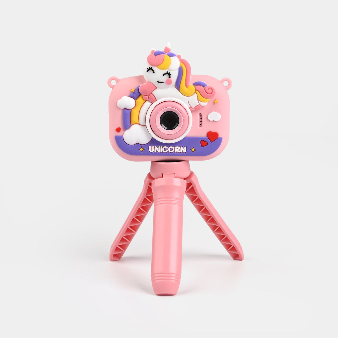 Cartoon Digital Camera with Tripod for Kids