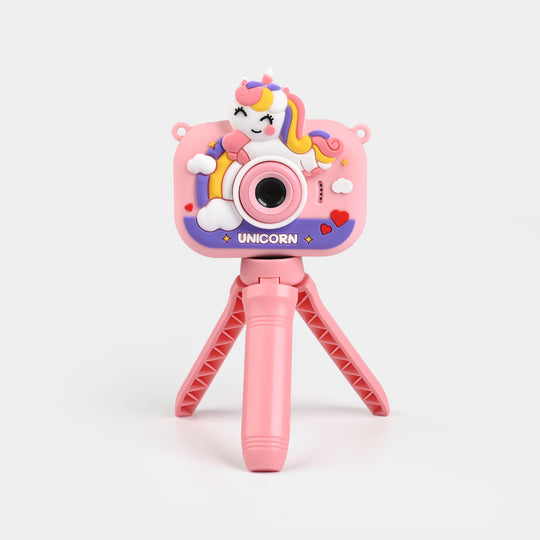 Cartoon Digital Camera with Tripod for Kids