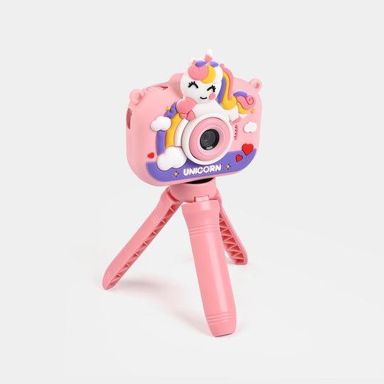 Cartoon Digital Camera with Tripod for Kids
