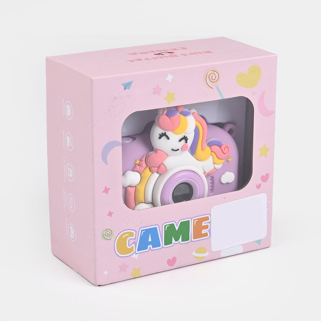 Cartoon Digital Camera with Tripod for Kids