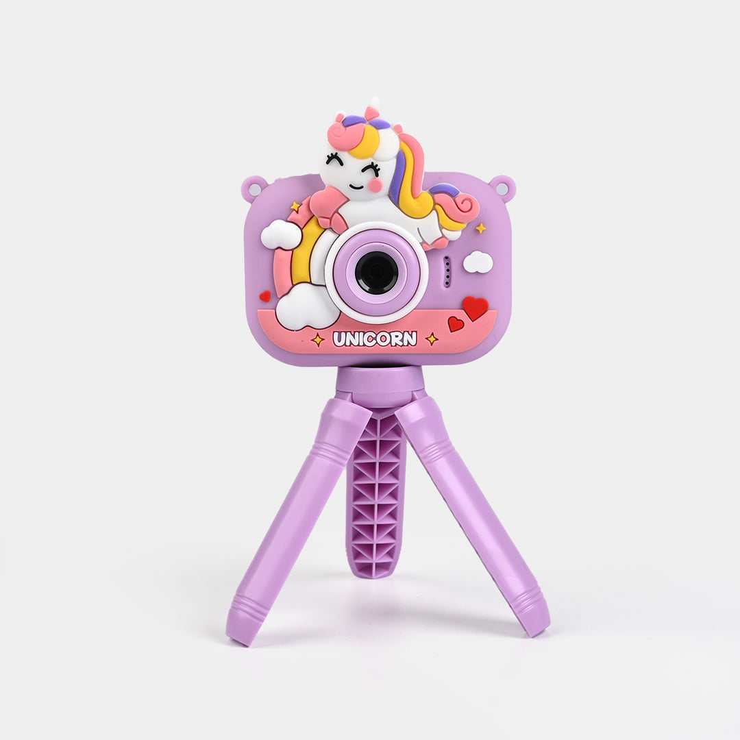 Cartoon Digital Camera with Tripod for Kids