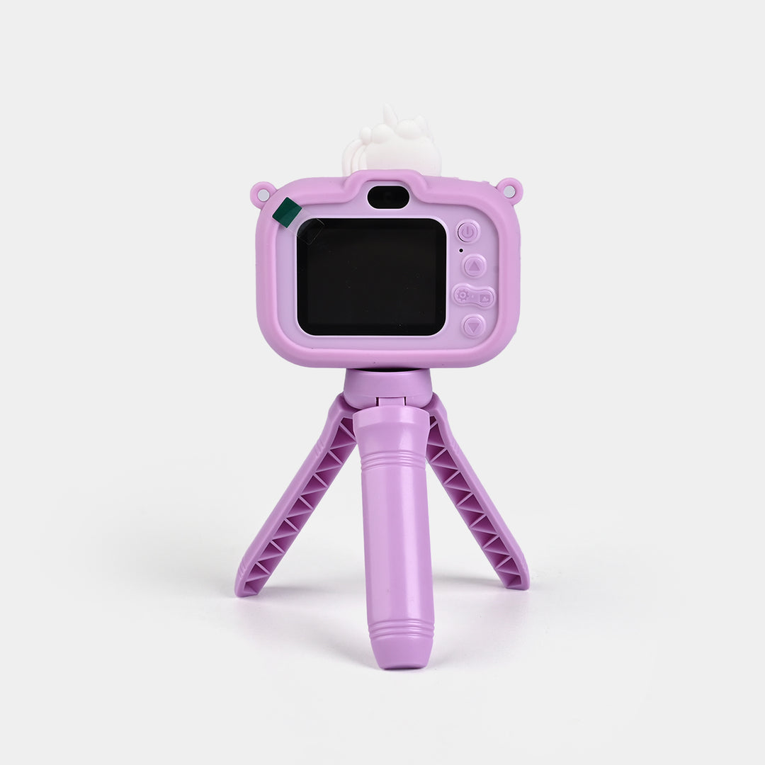 Cartoon Digital Camera with Tripod for Kids