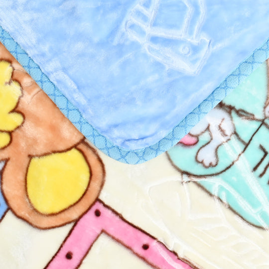 BABY PLUSH BLANKET 1429 BLUE