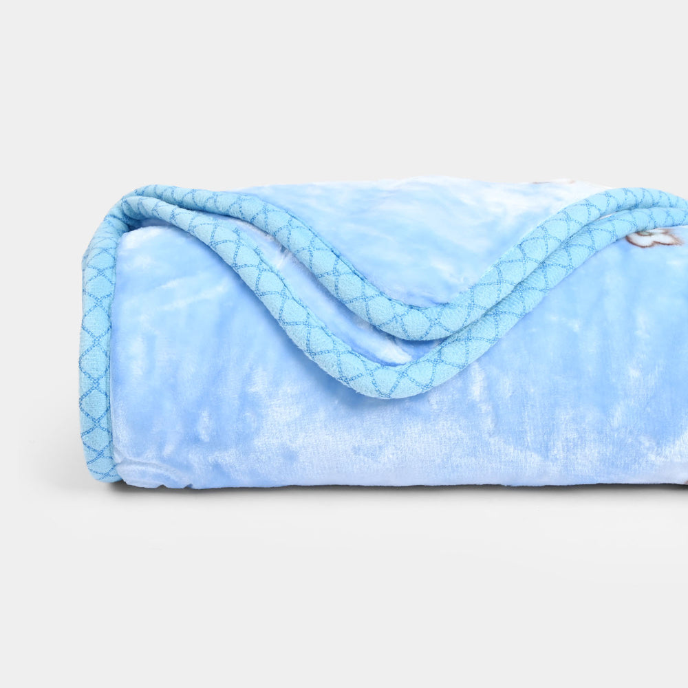 BABY PLUSH BLANKET 1429 BLUE