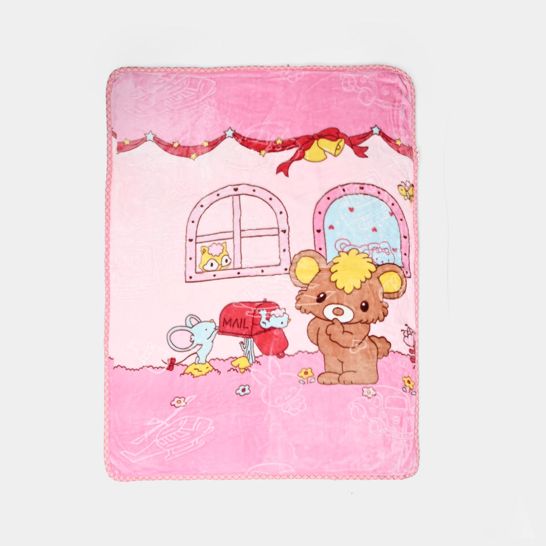 BABY PLUSH BLANKET 1430 PINK