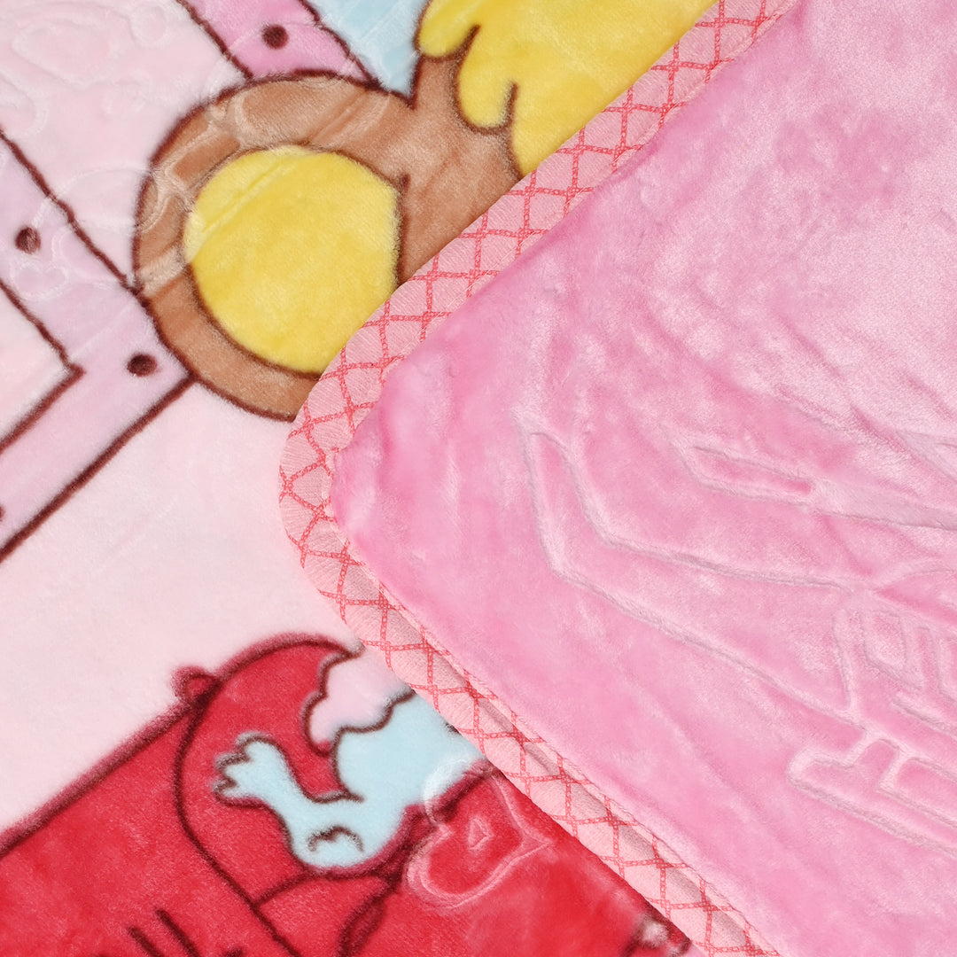 BABY PLUSH BLANKET 1430 PINK