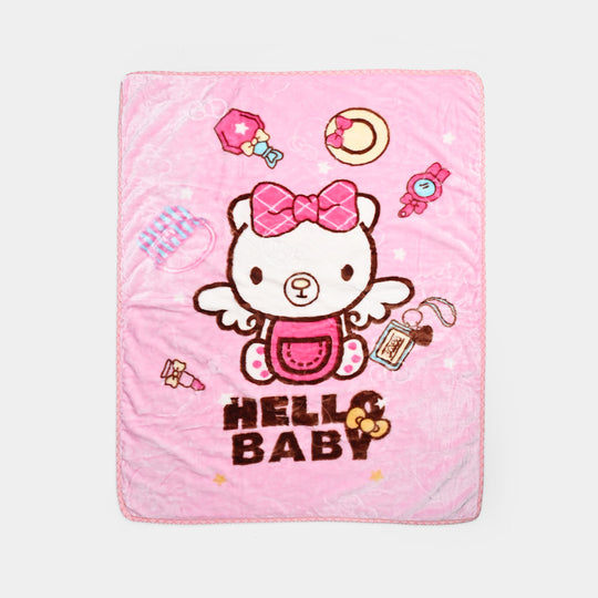 BABY PLUSH BLANKET 1433 PINK