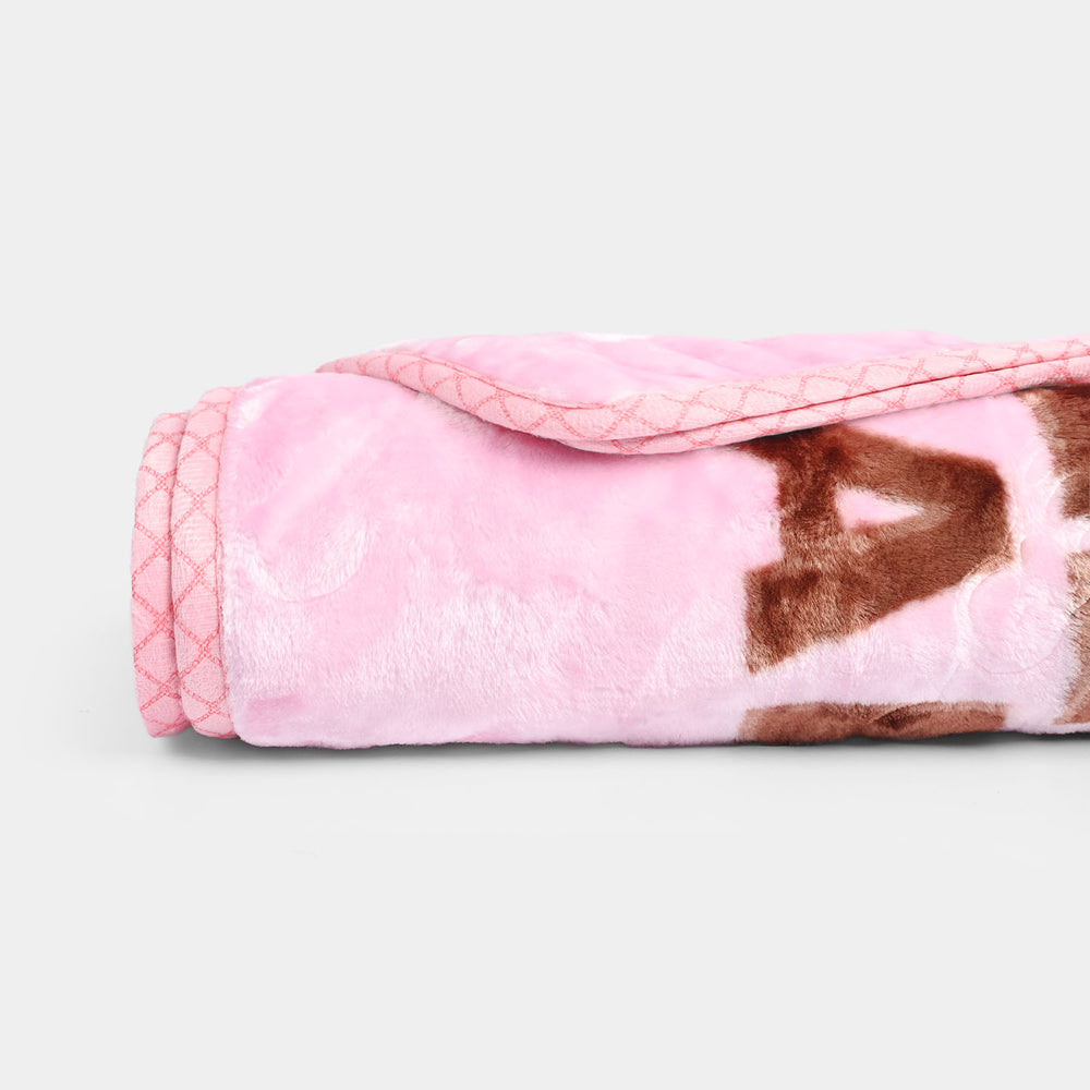 BABY PLUSH BLANKET 1433 PINK