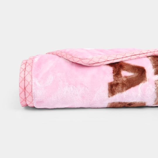 BABY PLUSH BLANKET 1433 PINK