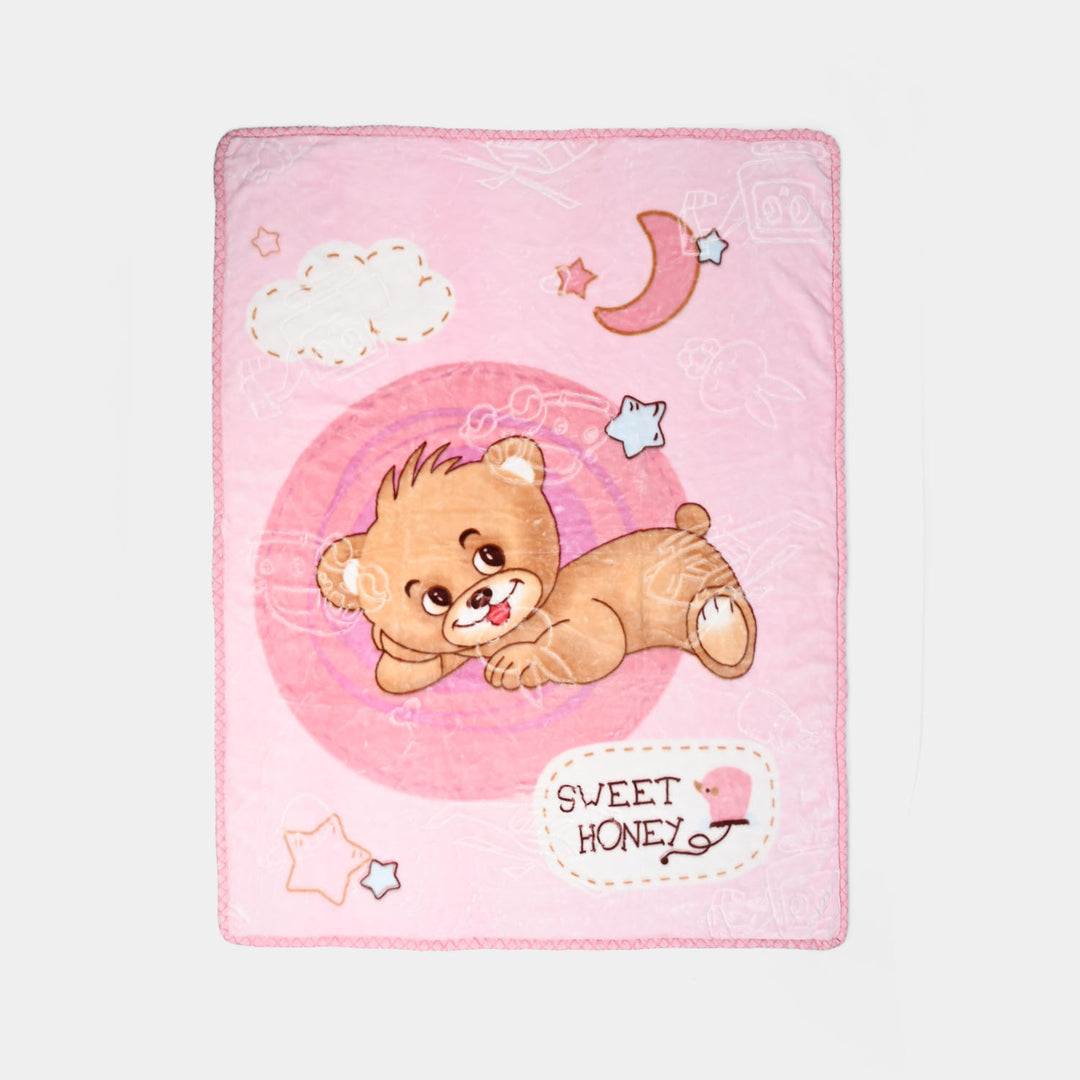 BABY PLUSH BLANKET 1434 PINK