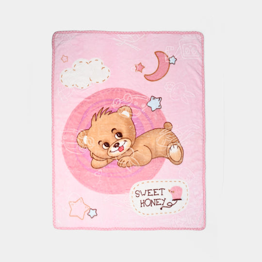 BABY PLUSH BLANKET 1434 PINK