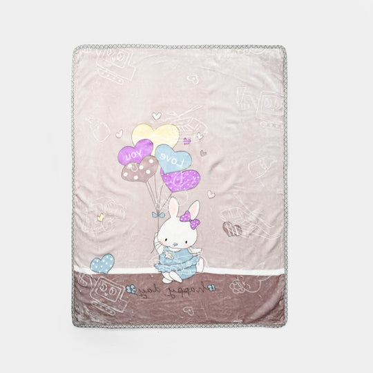 BABY PLUSH BLANKET 1436 GRAY