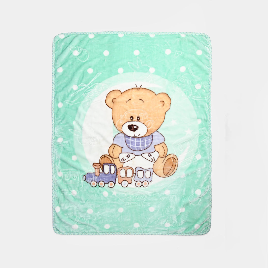 BABY PLUSH BLANKET 1437 GREEN