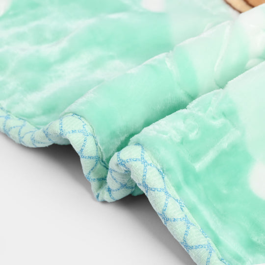 BABY PLUSH BLANKET 1437 GREEN