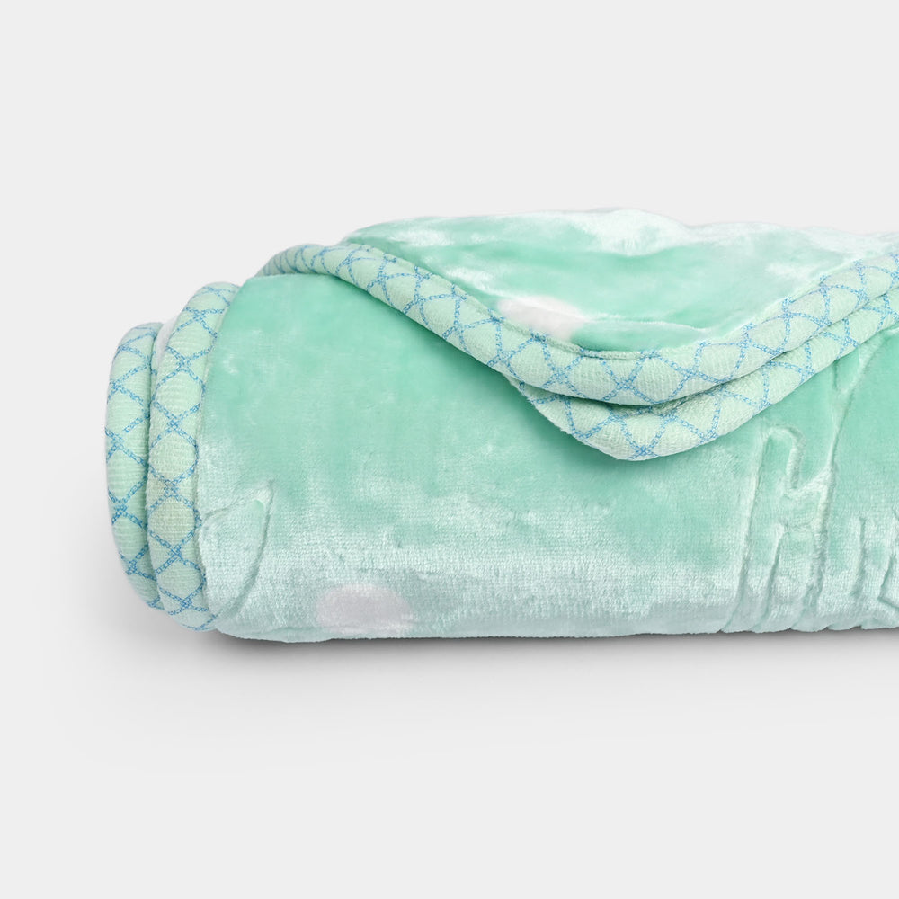 BABY PLUSH BLANKET 1437 GREEN