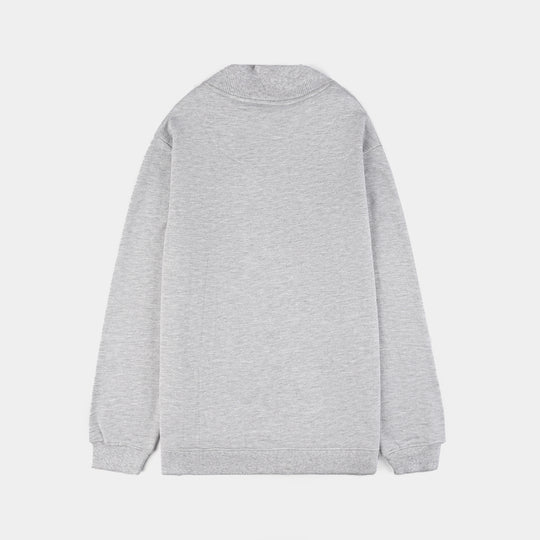 Girls Fleece Jacket LONDON-GREY