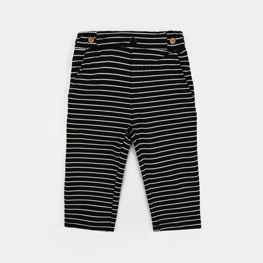 Infant Boys Jacquard Suit (Pop Up Jacquard) - White/Black