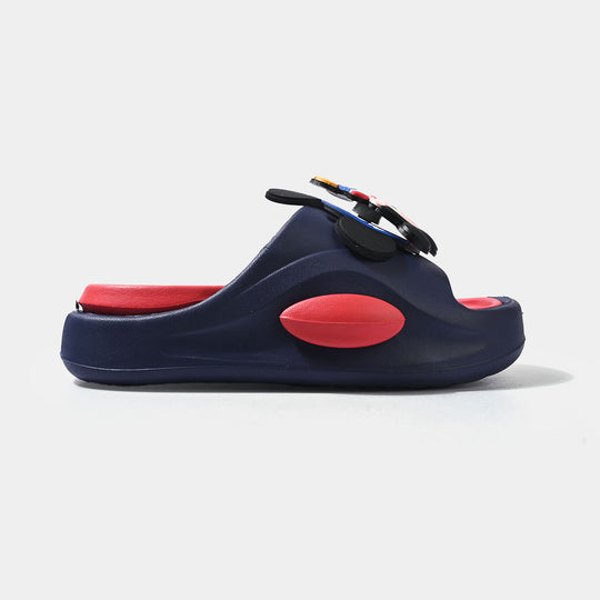 Boys Slipper 013-Q38-NAVY