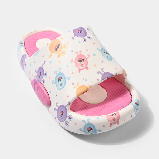 Girls Slipper G68-A1-White