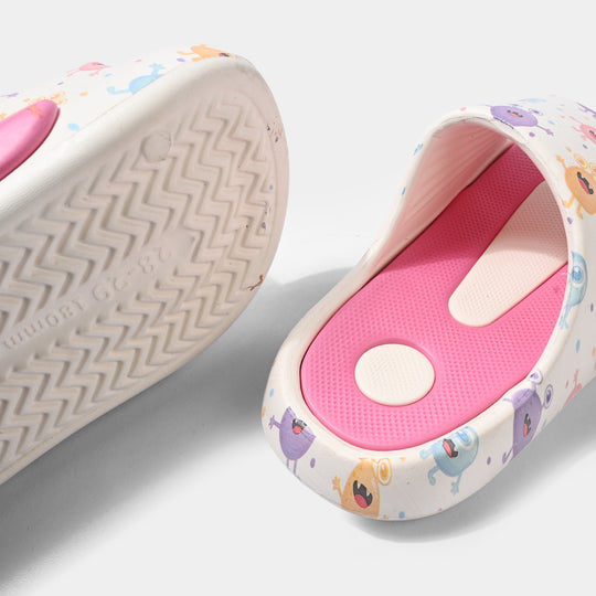 Girls Slipper G68-A1-White