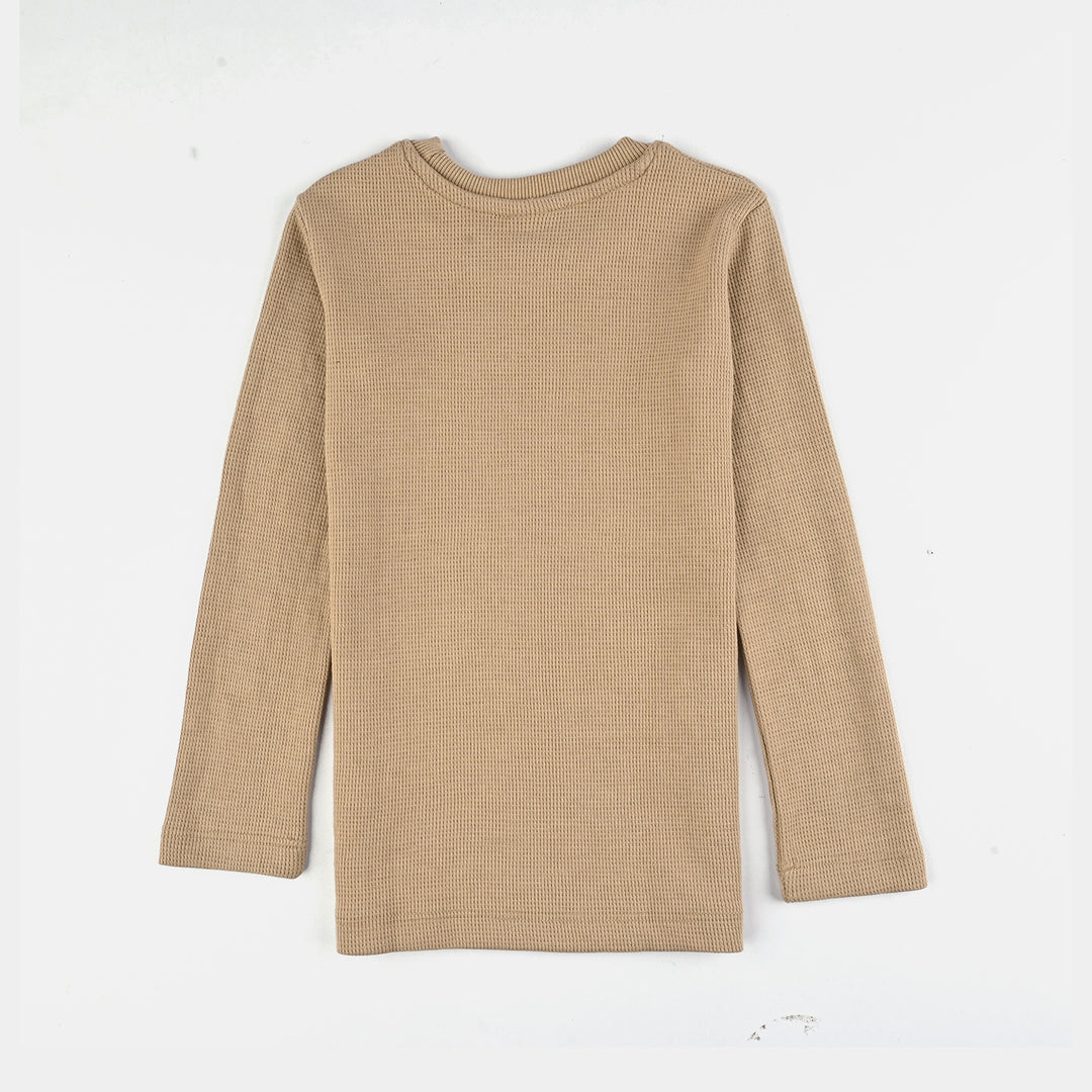 Unisex Thermal Inner Wear Suit - BEIGE