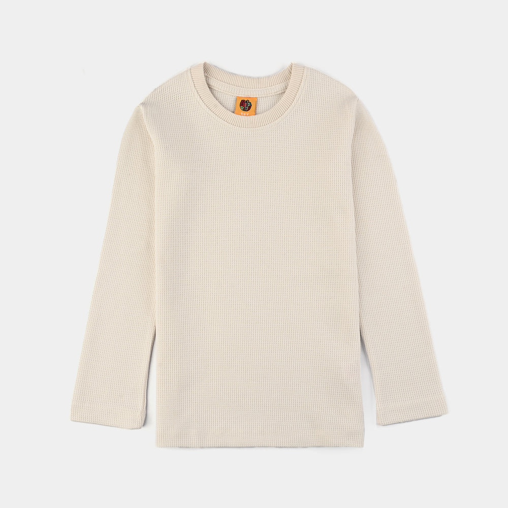 Boys Thermal Inner Wear Suit - Off White