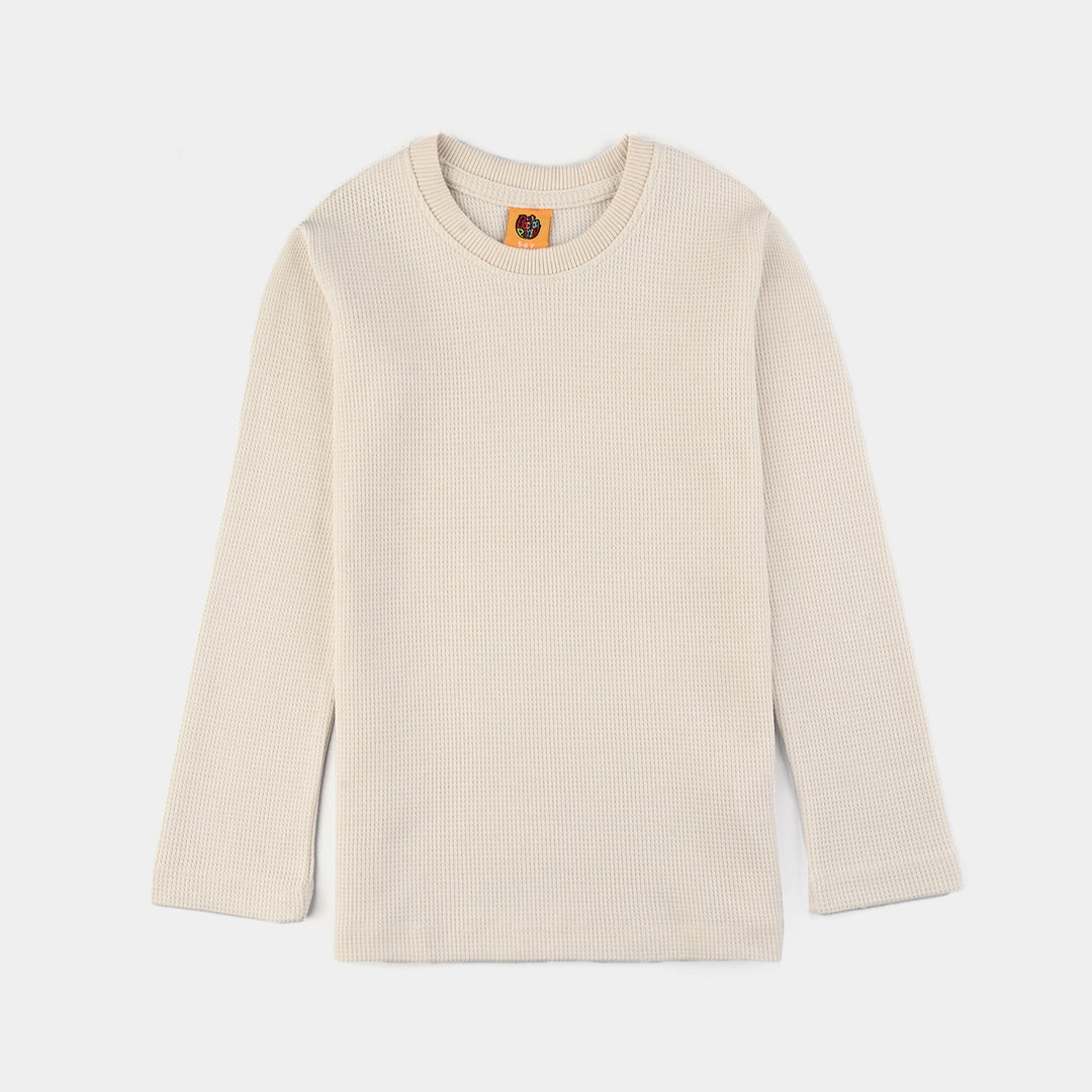 Boys Thermal Inner Wear Suit - Off White