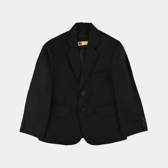 Boys Cotton Twill 3 Piece suit - Black