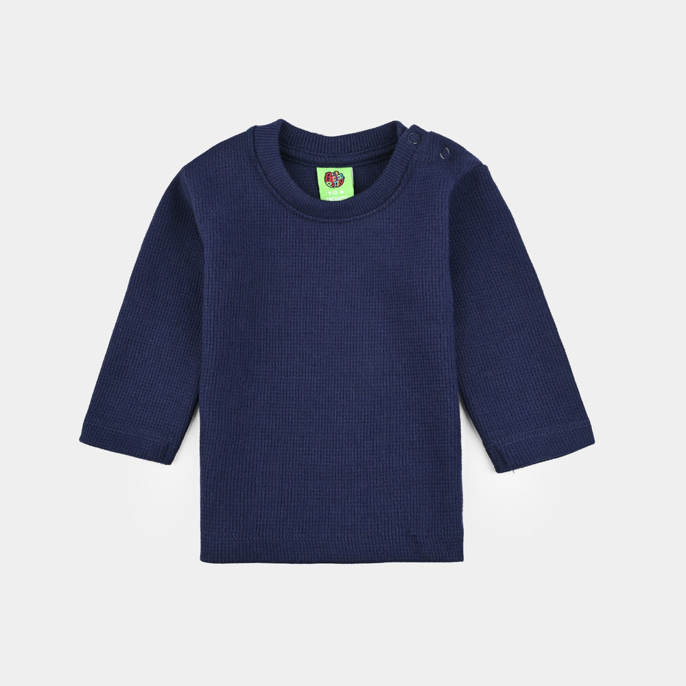 Infant Boys Thermal Inner Wear Suit-NAVY