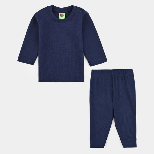 Infant Boys Thermal Inner Wear Suit-NAVY