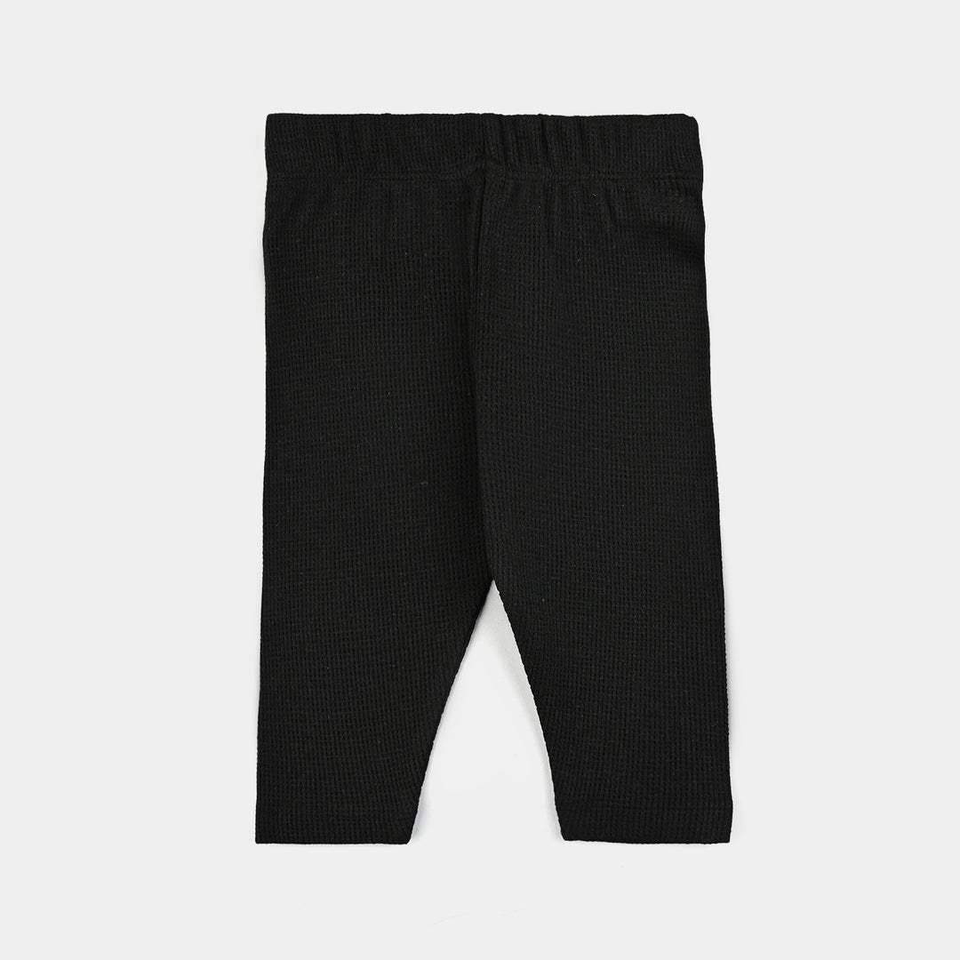 Infant Unisex Thermal Inner Wear Suit-BLACK