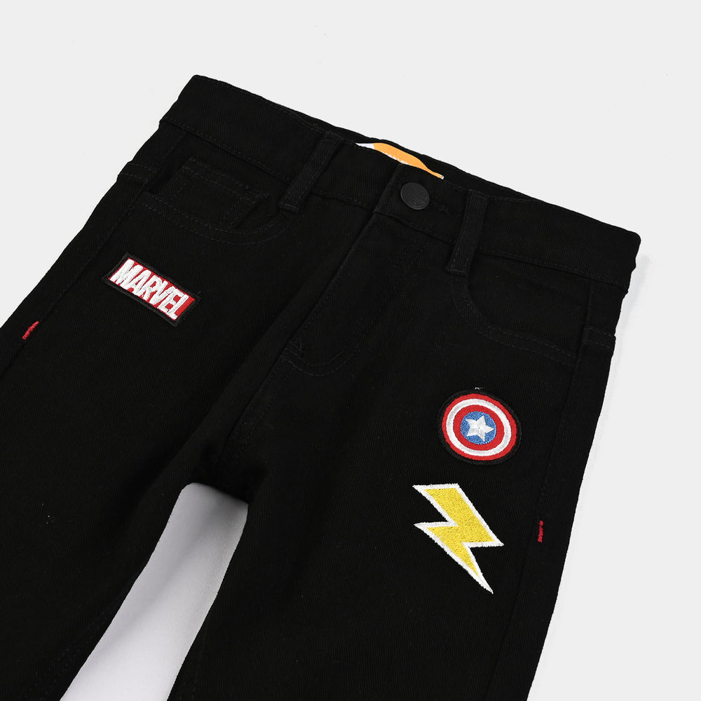 Boys Denim Stretch Pant-BLACK