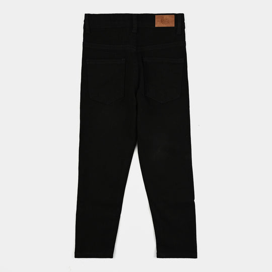 Boys Denim Stretch Pant-BLACK