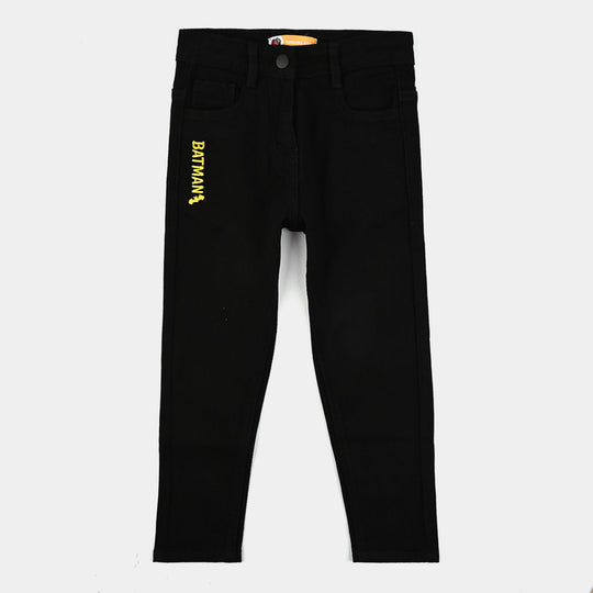 Boys Denim Pant Batman-BLACK