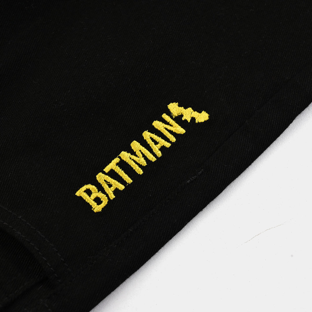 Boys Denim Pant Batman-BLACK