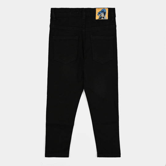Boys Denim Pant Batman-BLACK