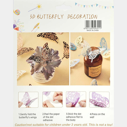 3D Butterfly Decoration