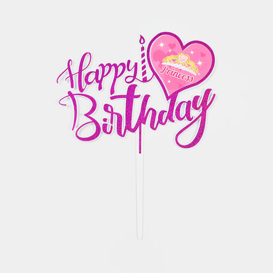 Acrylic HBD Cake Topper