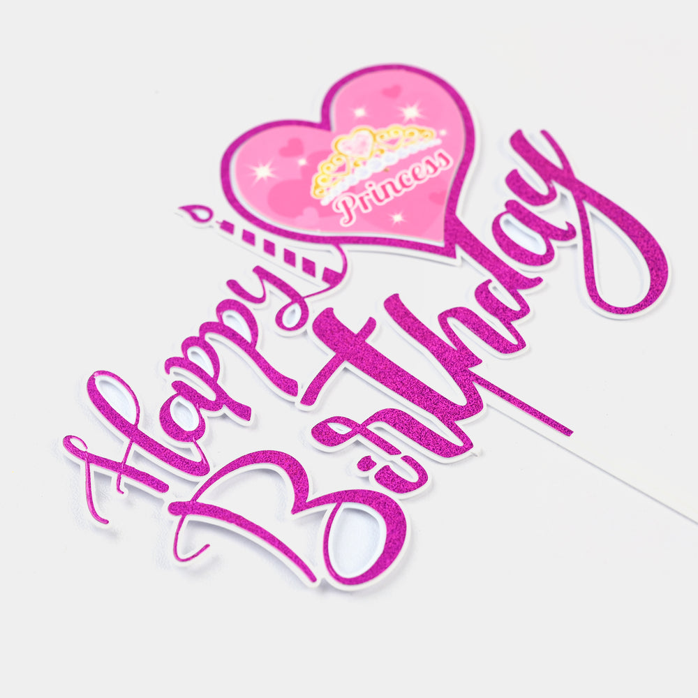 Acrylic HBD Cake Topper