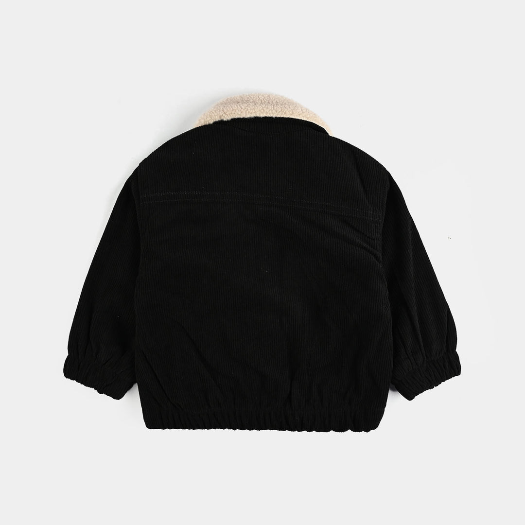 Infant Boys Corduroy Woven Jacket Hey-BLACK