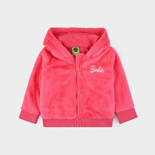 Infant Girls Sherpa Jacket - Pink