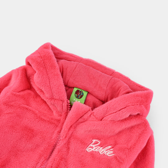 Infant Girls Sherpa Jacket - Pink