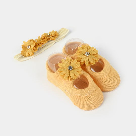 Baby Girl Socks & Headband Pack of 2