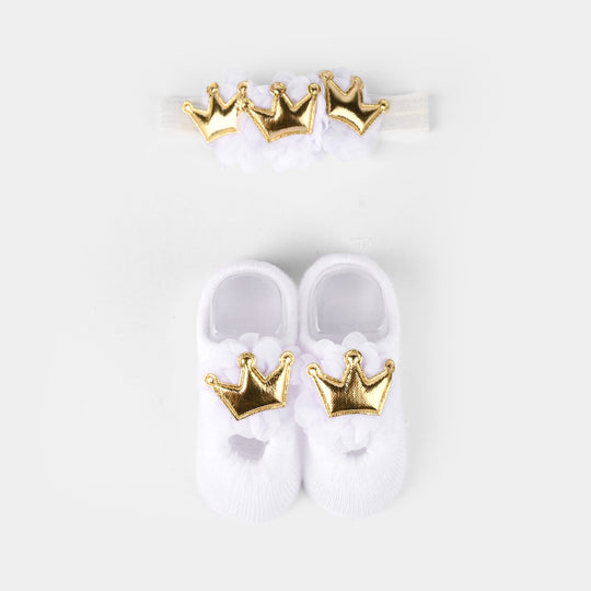 Baby Girl Socks & Headband Pack of 2