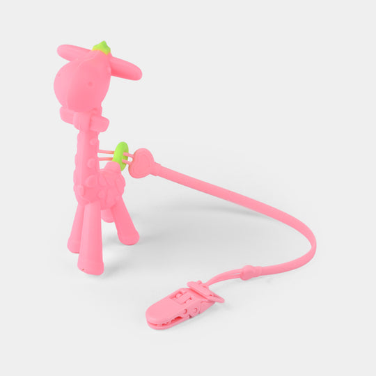 Silicone Rattle Baby Teether | 3M+