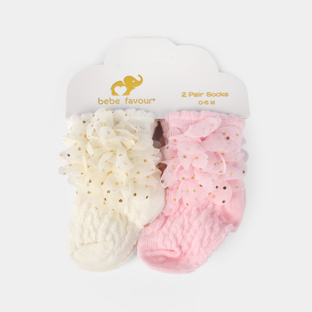 BABY 2 PAIR SOCKS | 3M+