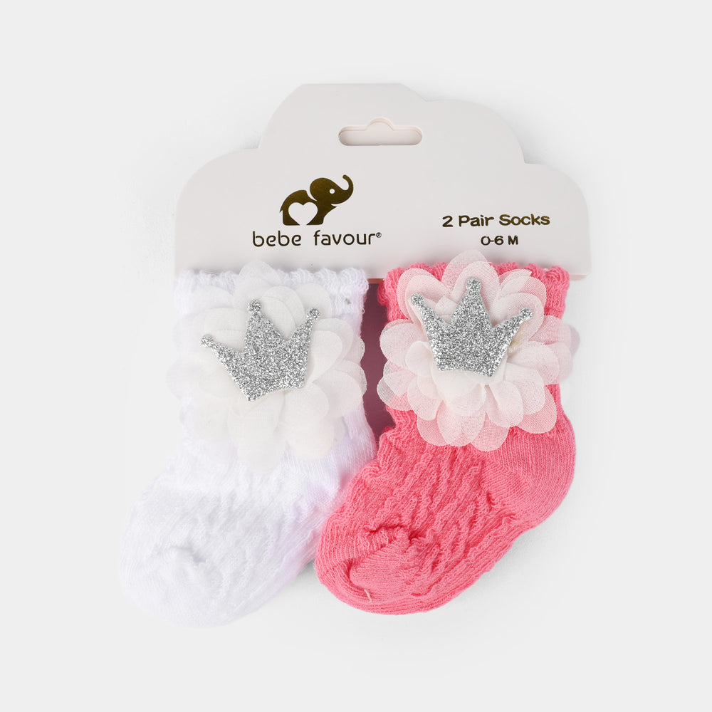 BABY 2 PAIR SOCKS | 3M+