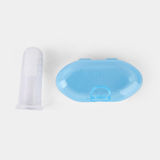 Soft Silicone Teething Toothbrush with Protective Travel Cap