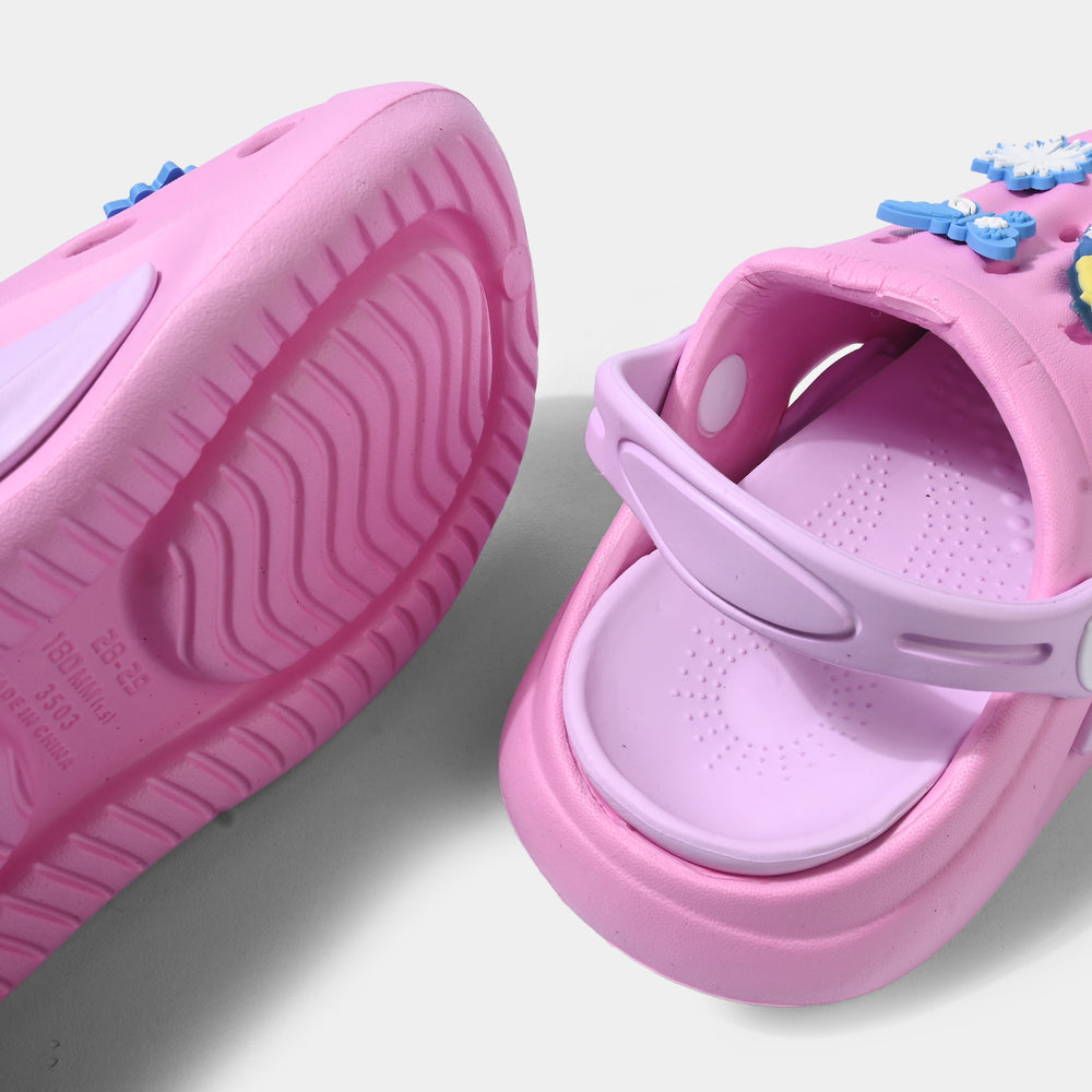 Girls Clogs 3503-2-Fuchsia