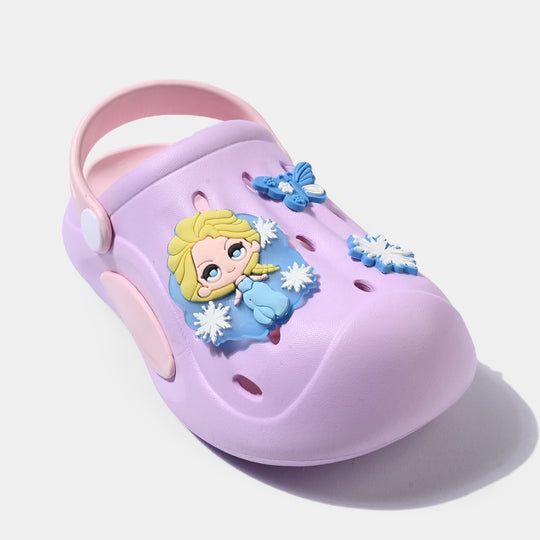 Girls Clogs 3503-2-Purple